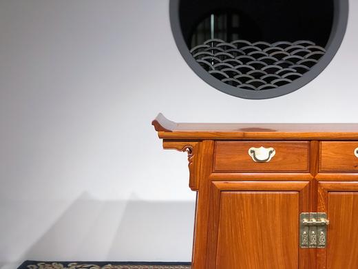 红桥红  家具严选  缅甸花梨（大果紫檀）  【126二联橱】 商品图1