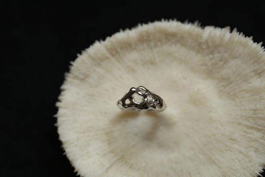 CHEZ BOQUE 印象系列原创手工925银戒指《耳语者》 商品图2