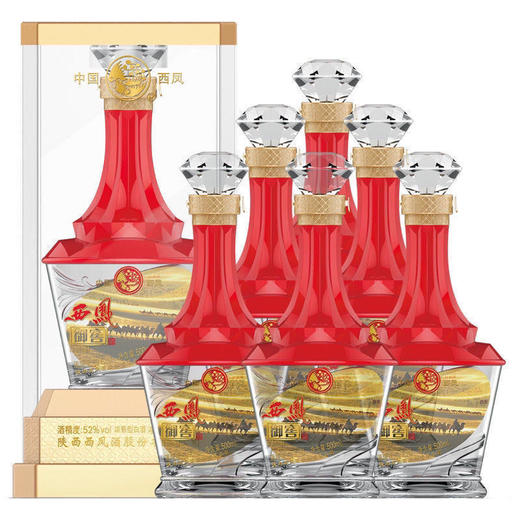 【长期有货】西凤御窖丝稠之路 52度浓香型白酒 整箱6瓶*500ml包邮 商品图2