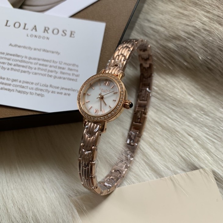 lolarose贝母钢带女表