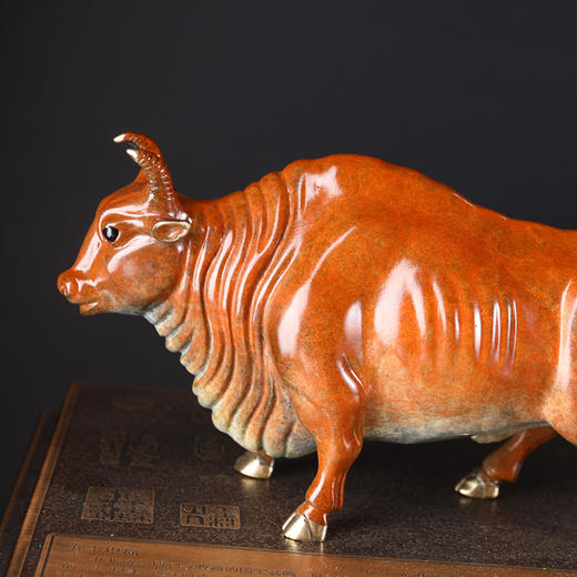 五牛积福纯铜居家布局吉祥摆件 商品图3