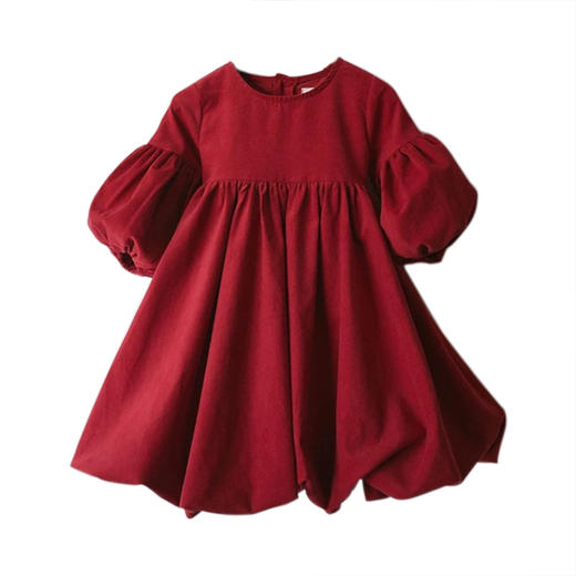 裁缝学苑 TG62女童连衣裙服装纸样裁剪图童装新款泡泡袖儿童样板 商品图4