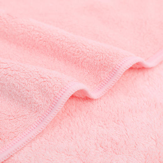【沐浴四件套】毛巾+浴巾+干发帽+束发带 细密毛绒 柔软吸水 商品图4