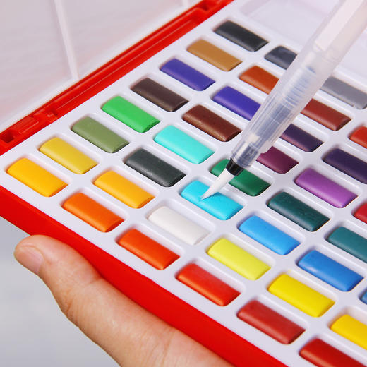 德国辉柏嘉固体水彩颜料24色套装  水彩画手绘 商品图3