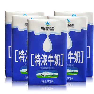 吉选新希望特浓牛奶250ml24