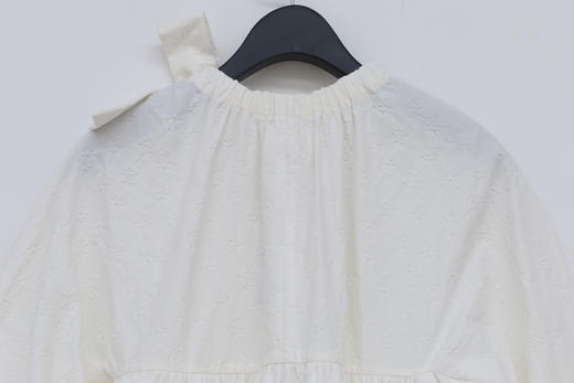 shushutong圆领蝴蝶结连衣裙aw20dr05per334psst778