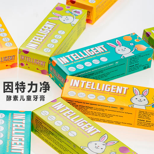 （超值）中国台湾 因特力净 儿童酵素牙膏 40g 商品图0