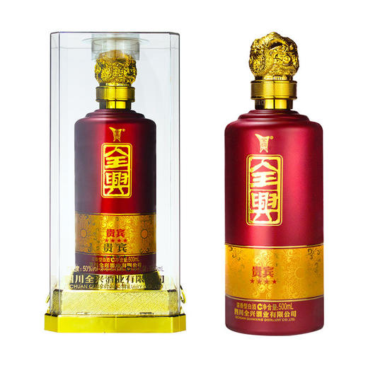 全兴贵宾四星 50度浓香型白酒  整箱6瓶*500ml包邮 商品图1