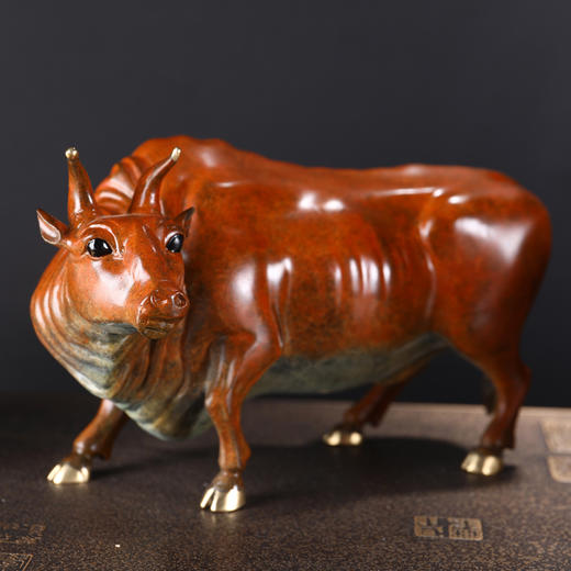 五牛积福纯铜居家布局吉祥摆件 商品图2