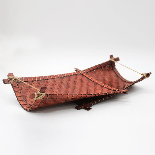 编麻绳井字果盘大