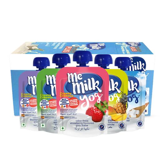 （超值）西班牙美妙可memilk 原装进口儿童酸奶酸酸乳 90g 6袋起售 商品图0