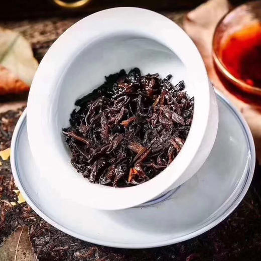 中茶普洱茶 2020年普洱标杆经典7581茶砖普洱熟砖茶250g 中粮茶叶 商品图3