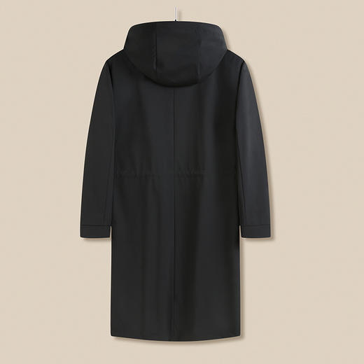 【新款DX】大依优型大码男士风衣加肥加大码胖子宽松休闲中长款外套春秋新肥佬男士上衣 商品图7