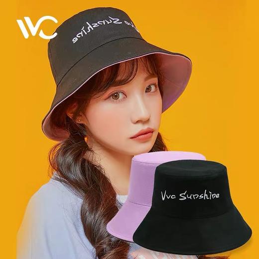 （超值）【夏日心选】韩国VVC 新款女士糖果色双面渔夫帽 遮阳防晒防紫外线 商品图3