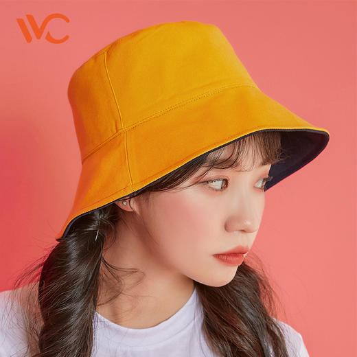 （超值）【夏日心选】韩国VVC 新款女士糖果色双面渔夫帽 遮阳防晒防紫外线 商品图2