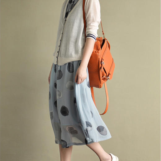 裁缝学苑AG75 无袖宽松雪纺连衣裙纸样 裙子夏长裙样板图裁剪版型 商品图2