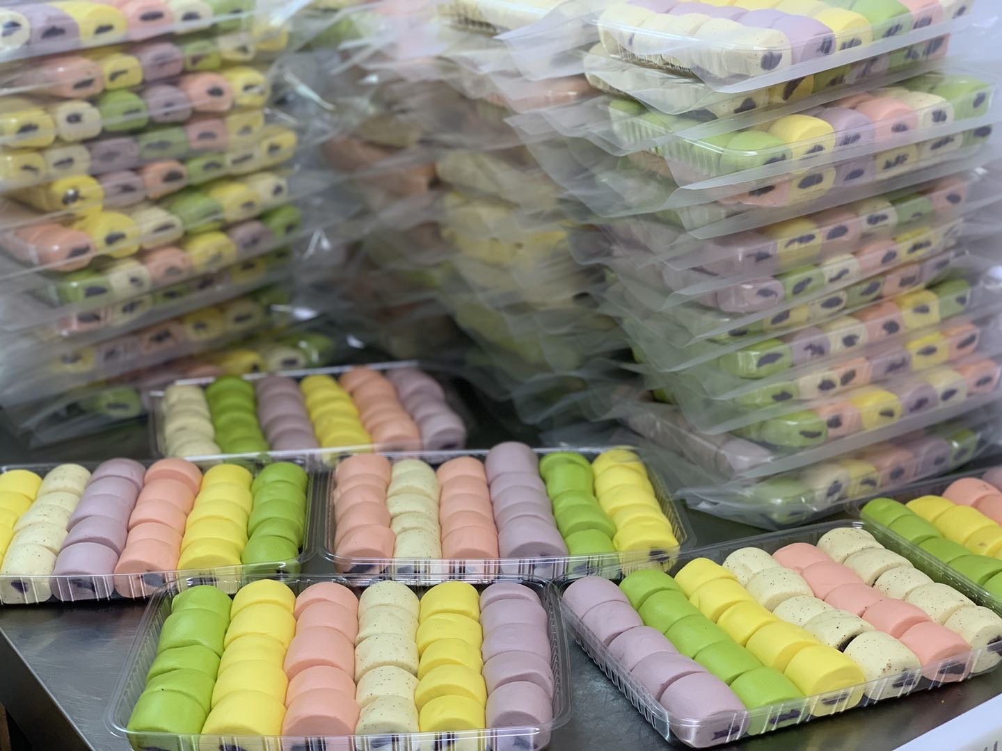 奶香紫薯 夹心馒头