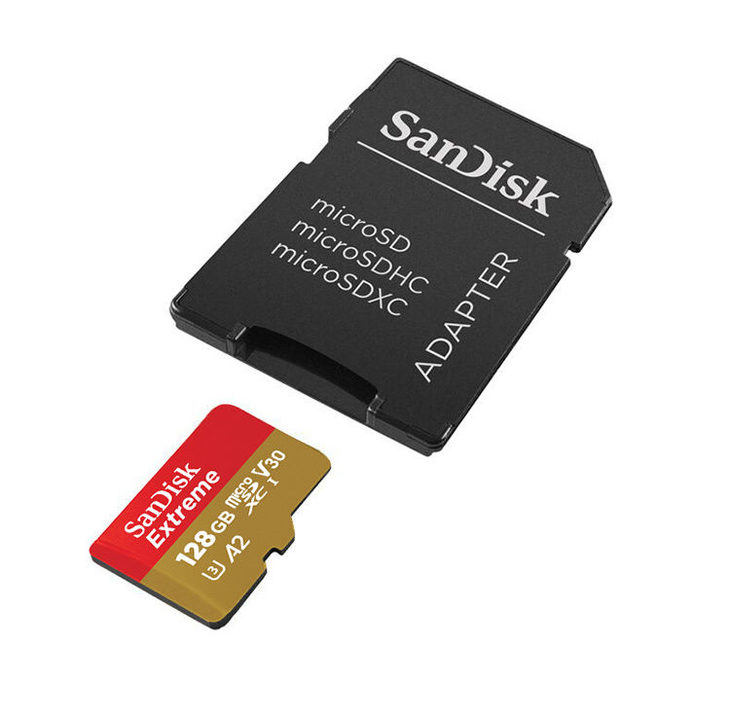 闪迪128g内存卡u3高速4k运动相机gopro存储卡tf卡手机microsd卡