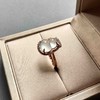玻璃种翡翠葫芦戒指18k玫瑰金钻石镶嵌 商品缩略图4