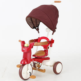 （超值）日本iimo二代+ 带伞鹏红色 儿童车