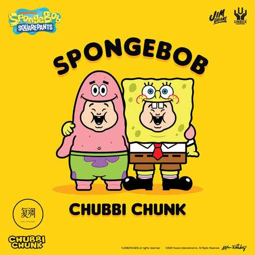 现货 Unbox 海绵宝宝 肥仔 Spongebob派大星Chubby Chunk 商品图3