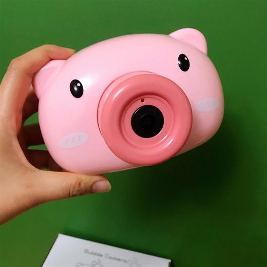 【六一特惠】网红卡通猪猪泡泡照相机 商品图2