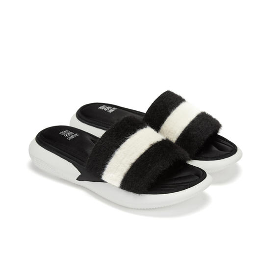 西村名物运动风条纹拖鞋厚底X29BJ20381 商品图0