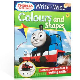 【形状颜色】可擦写:托马斯和朋友们系列Thomas Wipe & Write Colours and Shapes 形状与颜色