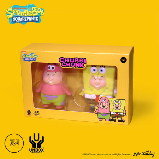 现货 Unbox 海绵宝宝 肥仔 Spongebob派大星Chubby Chunk 商品图2
