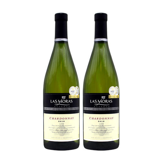 【双支特惠装】罗斯摩萨-夏多内优选白葡萄酒 Las Moras Reserva Chardonnay 750ml*2 商品图0