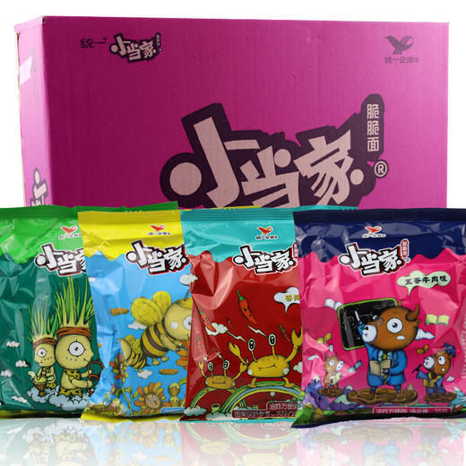 【统一方便面小当家干脆面干吃面、2份】怀旧网红零食多口味混装素食 商品图3
