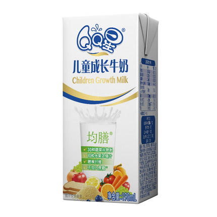 吉选伊利qq星儿童成长奶均膳型190ml