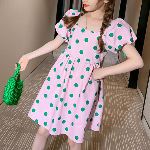 裁缝学苑TG63 女童连衣裙纸样新款儿童公主裙 夏季裙子泡泡袖裙 商品图3