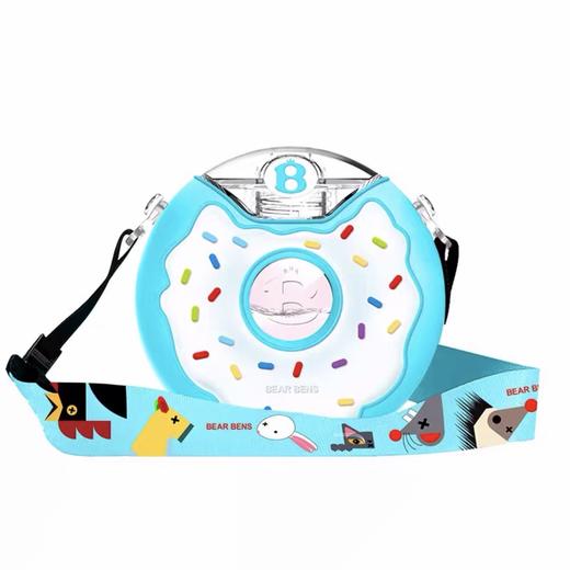 （超值）bearbens熊本士甜甜圈水杯儿童吸管杯凉水壶防摔家用幼儿园学生杯 商品图4