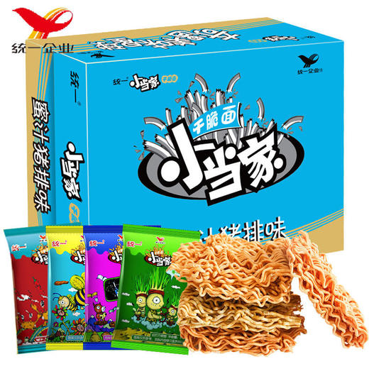 【统一方便面小当家干脆面干吃面、2份】怀旧网红零食多口味混装素食 商品图0