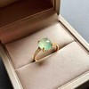 高冰种淡晴水翡翠蛋面戒指18k黄金镶嵌 商品缩略图6