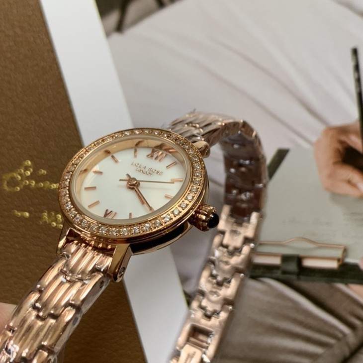 lolarose贝母钢带女表