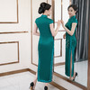 QQ9536新款唯美花边中式刺绣旗袍TZF 商品缩略图3