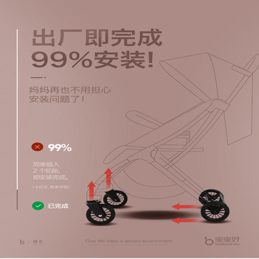 宝宝好婴儿推车s1可坐可躺轻便折叠便携儿童高景观夏季手推车JPY带授权招加盟代理 商品图11