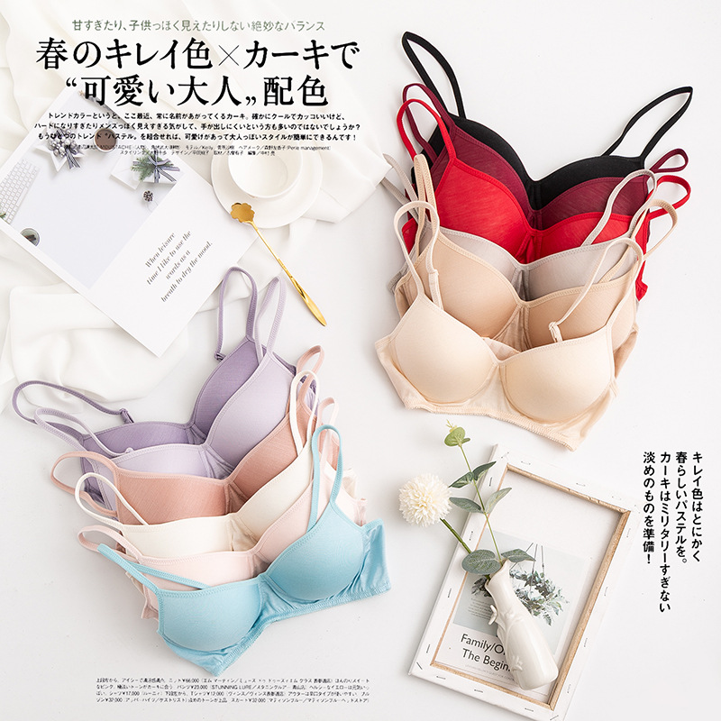 上海旗袍厂TG-TG02S001绢丝文胸女士内衣 针织真丝文胸薄款运动无钢圈文胸少女文胸