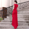 DLQ-A2416新款中国风优雅气质修身长款高端礼服裙TZF 商品缩略图2