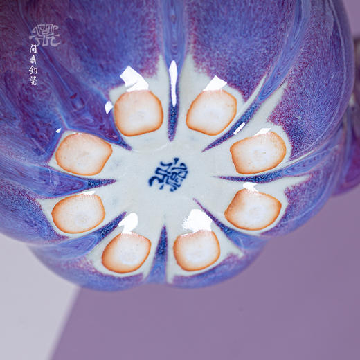 问鼎钧瓷梦鼎系列瓜棱壶 商品图4