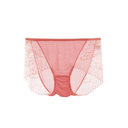 上海旗袍厂TG-TG01S008真丝内裤女桑蚕丝蕾丝边性感舒适包臀无痕中腰三角裤 商品图11
