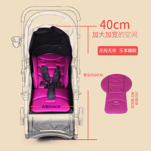 宝宝好婴儿推车C3手推车可坐可躺可折叠双向避震摇椅多功能婴儿车JPY带授权招加盟代理 商品图4