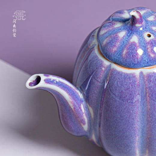 问鼎钧瓷梦鼎系列瓜棱壶 商品图2