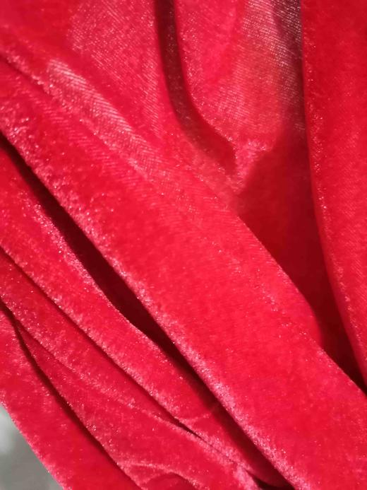 大红金丝绒布锦布红布铺桌子或揭幕用锦戒红布1.6米宽要多长都可以论米卖单位是米1米以上出售 商品图11