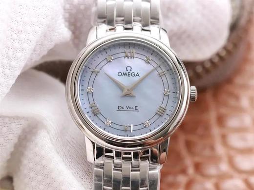 ZF欧miga蝶飞石英系列腕表424.10.27.60.57.001，尺寸27.4mm，指针与刻度均PVD18K玫瑰真金，采用与正品一致的欧米茄 1376石英机芯，女士腕表，钢表带，密底，石英机芯 商品图0