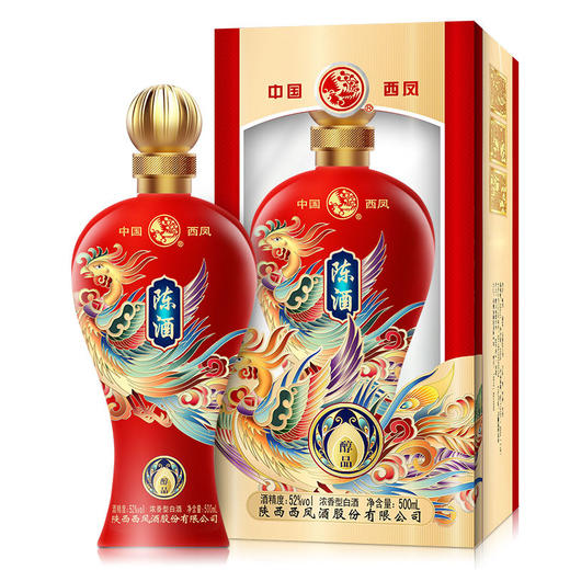 【长期有货】西凤陈酒醇品 52度浓香型 整箱6瓶*500ml包邮 商品图0