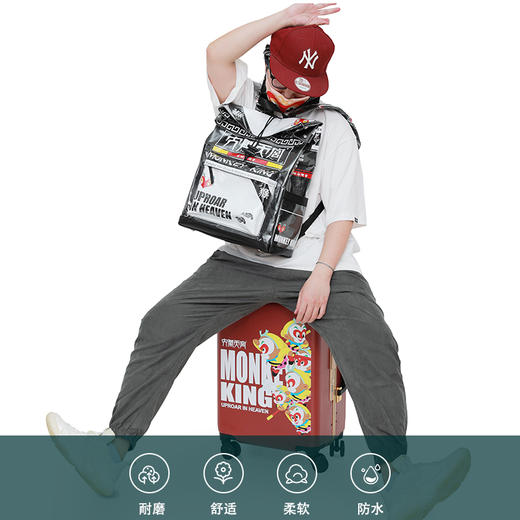 国潮新品 银座大闹天宫系列双肩包潮品背包旅行包B-20001 商品图3