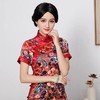 QC-1697448日常复古，高端改良时尚真丝中长款旗袍 商品缩略图2